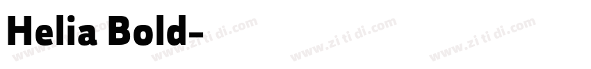 Helia Bold字体转换